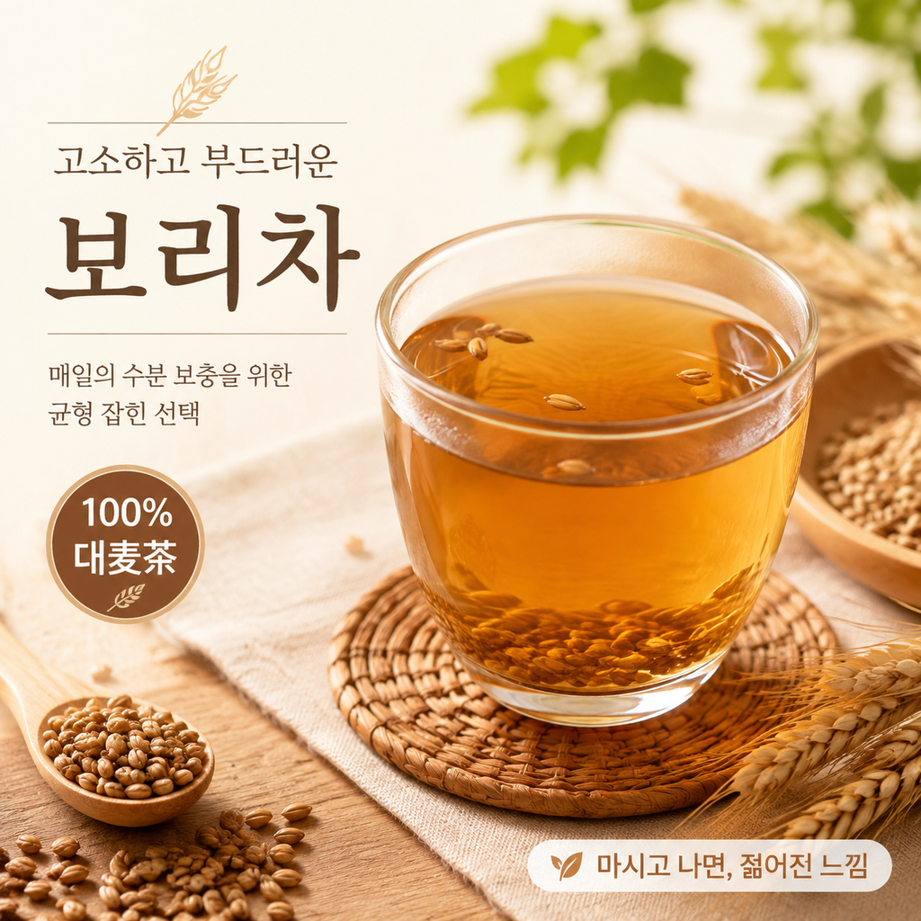 무가당 볶은 보리차 220g | 구수한 보리차